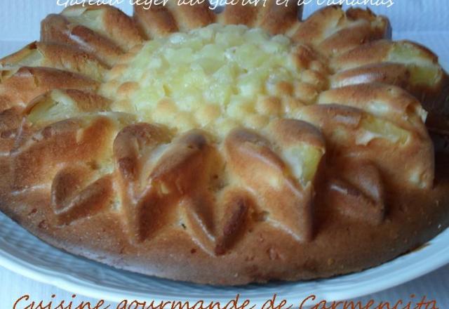 Gâteau léger au yaourt et à l'ananas