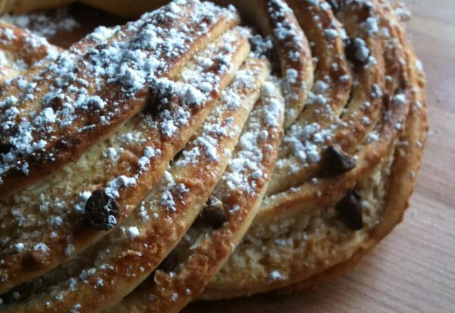 Kringle coco, cannelle et chocolat