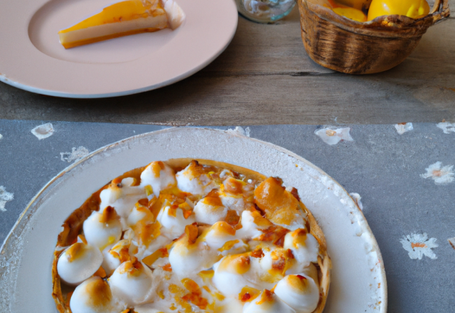 Tarte au citron acidulée et sa meringue aérienne et fondante