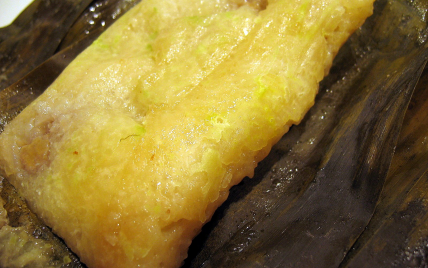 Khanôm Khao Tôm (dessert de riz cuit)