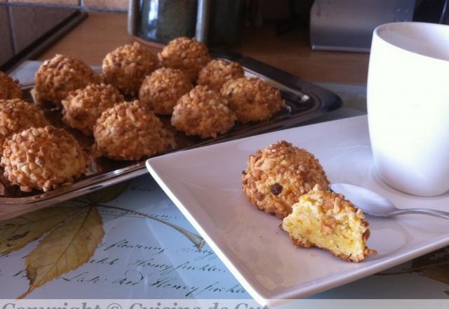 Boules aux amandes parfumées à l'orange