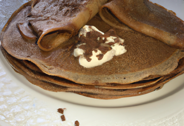 Pâtes à crepes au chocolat