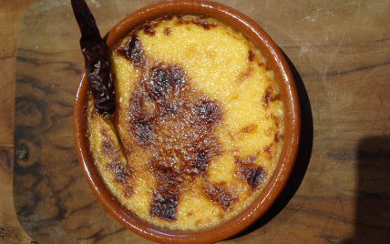 Crème brulée au piment d'Espelette