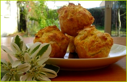 Muffins aux pommes tout moelleux