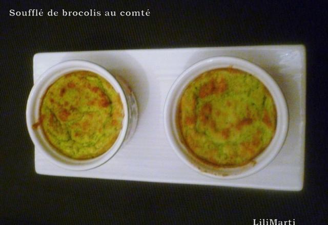 Soufflés de brocolis au comté