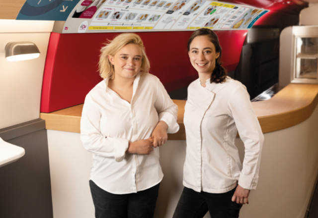 Le menu SNCF change : Nina Métayer et Alexia Duchêne élabore la nouvelle carte des TGV inOui