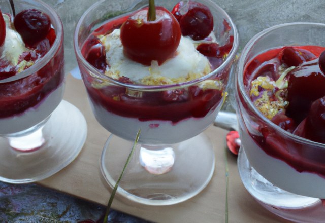 Trifles de cerises gourmandes