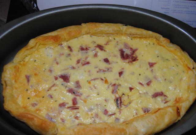 Quiche boursin au jambon