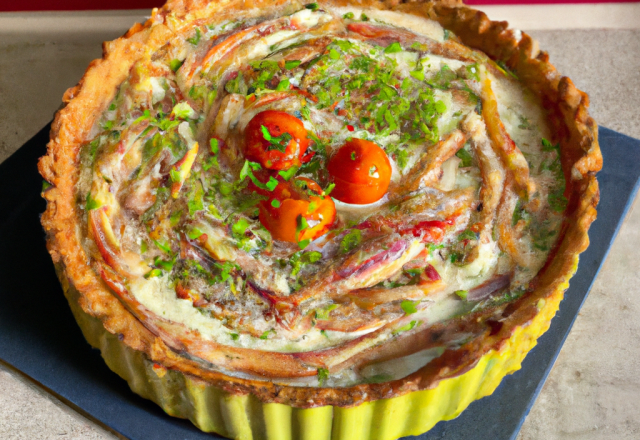 Tarte aux crabes de palétuviers