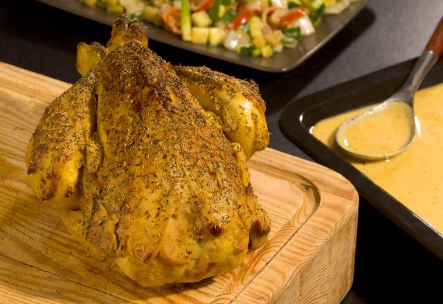 Poulet en croûte de Moutarde et herbes de Provence