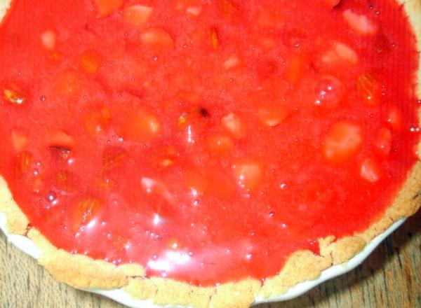 Tarte aux pralines sans gluten