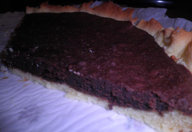 Tarte fondant au chocolat