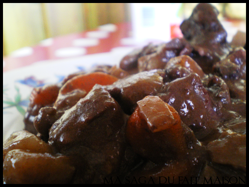 Bœuf bourguignon à l'ancienne