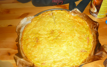 Quiche à base d'une brique de soupe