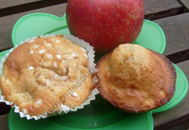 Muffins aux pommes et à la cannelle