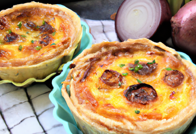 Quiches à l'oignon