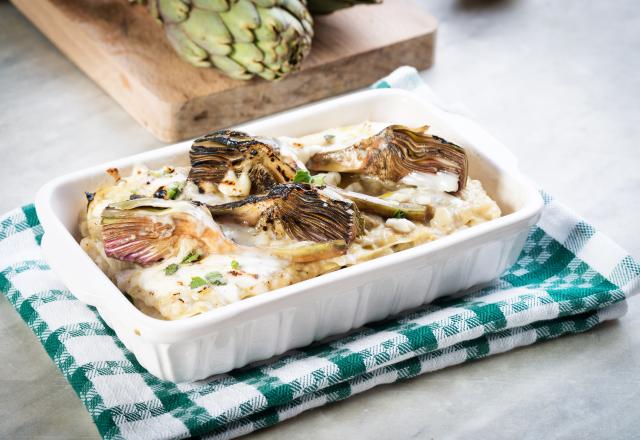 “Pour se régaler” : Julie Andrieu partage sa délicieuse recette de lasagnes à l’artichaut !