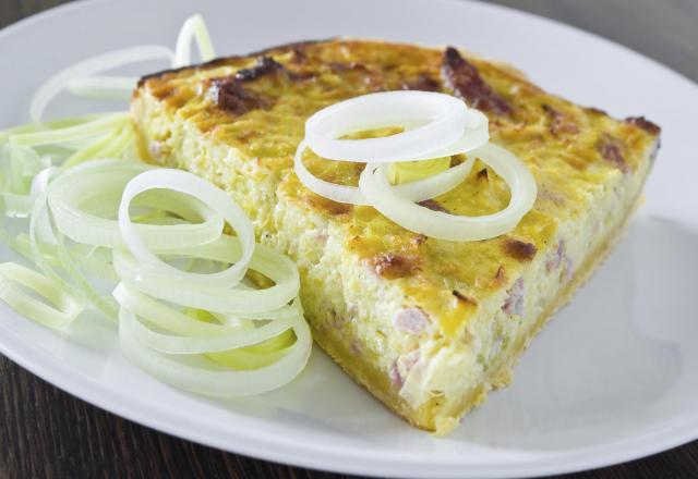 Quiche sans pâte au Saint Albray