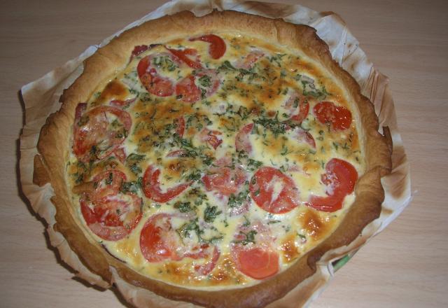 Tarte tomates et moutarde à l'italienne