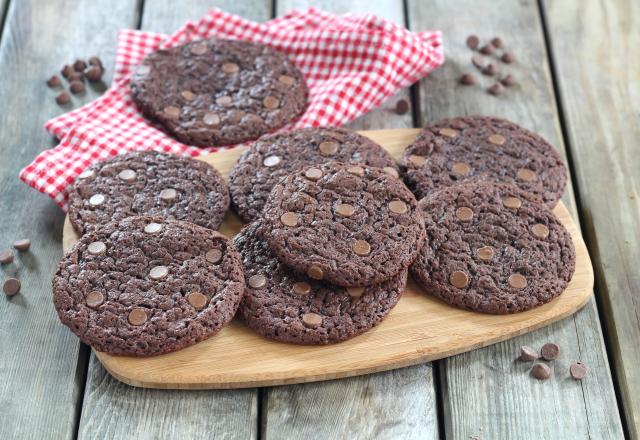 Cookies géants au chocolat au lait