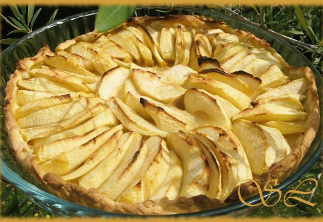 Pâte aux petits suisses et tarte aux pommes