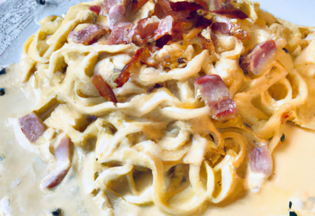 Carbonara à ma sauce