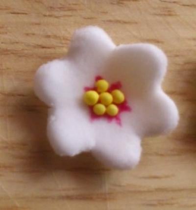 Fleurs de cerisier en pâte à sucre