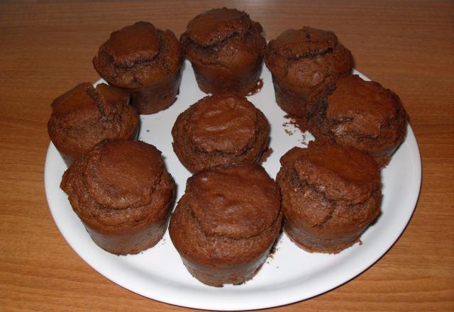 Muffins au chocolat tendres et moelleux