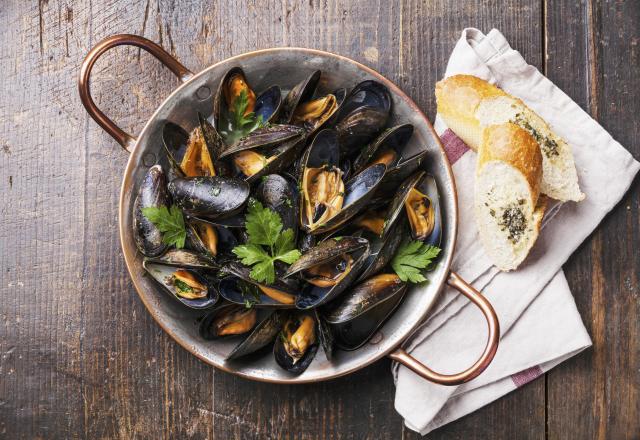 Moules marinières maison