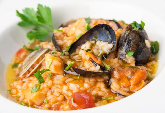 Risotto aux fruits de mer au thermomix