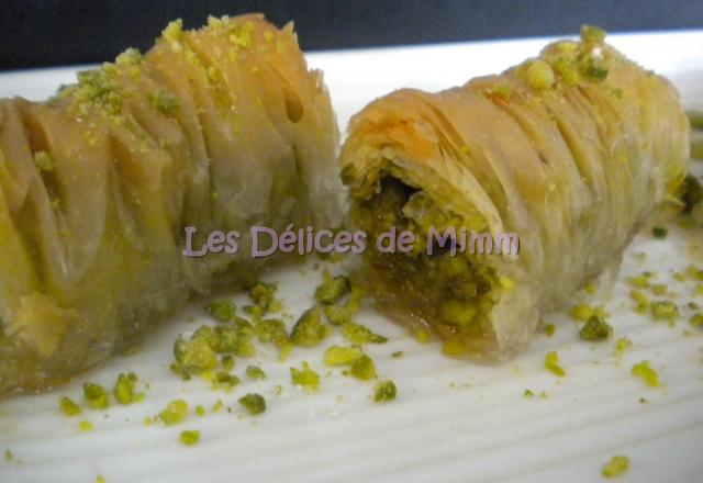 Baklavas rolls aux pistaches (recette libanaise)