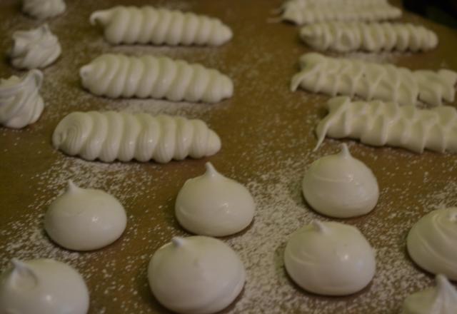 Petites meringues croquantes et moelleuses