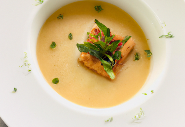 Soupe à la Fourme d'Ambert feuilletée