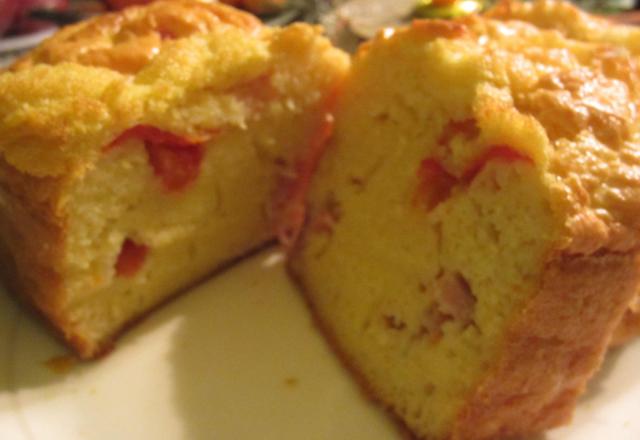 Cake jambon gruyère tomate