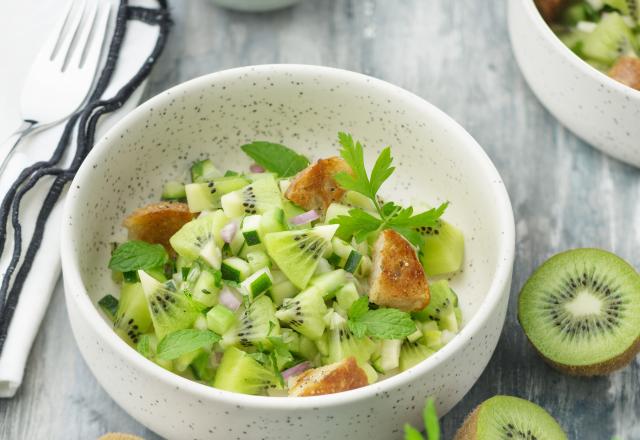 Tartare de légumes et kiwis