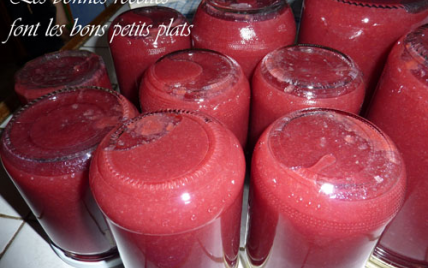 Compote pommes, cerises & vanille