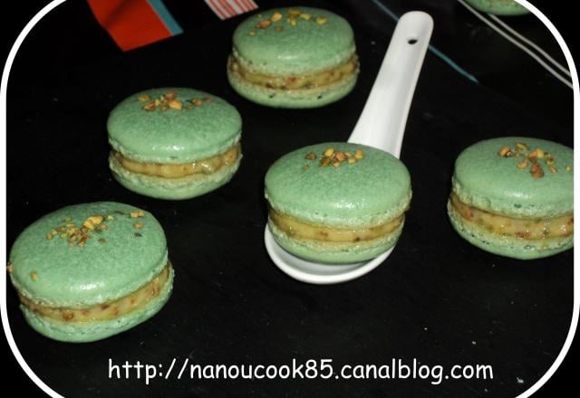 Macaron à la pistache