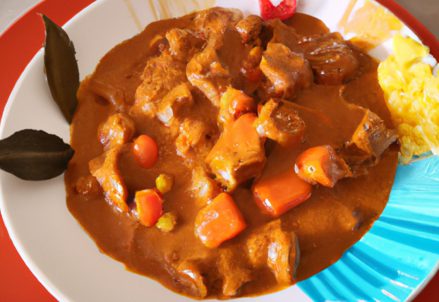 Curry rouge de bœuf à ma façon