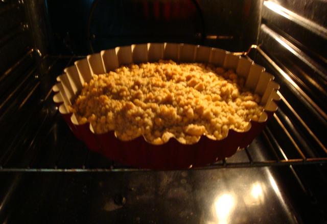 Crumble aux pommes à la cassonade