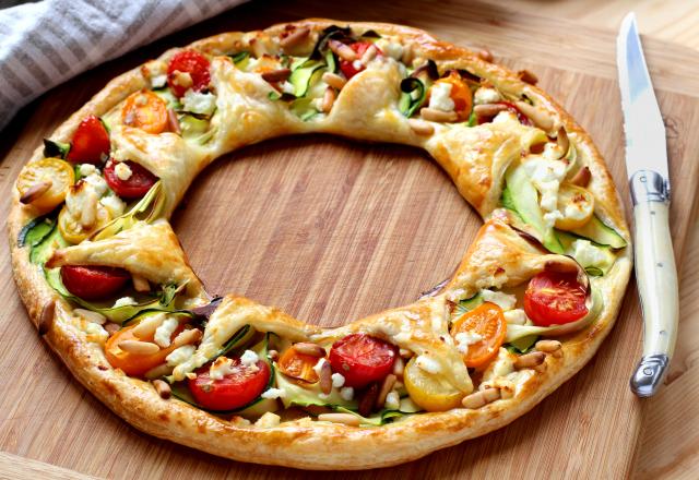 Tarte de légumes en couronne