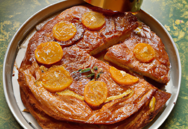 Galette des rois à la clémentine de Corse