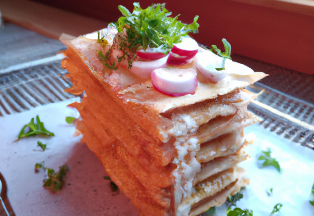 Millefeuille de rougets