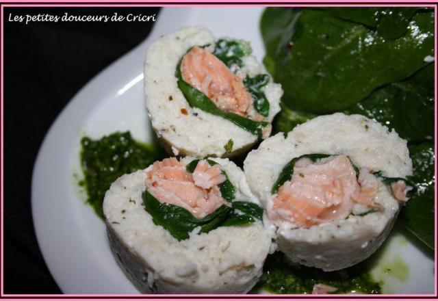 Quenelle aux deux poissons