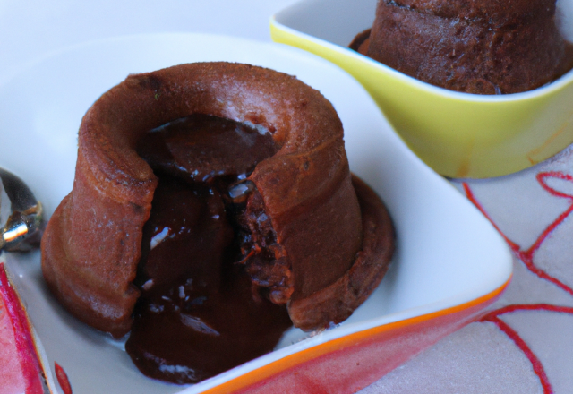 Moelleux au chocolat 10 minutes