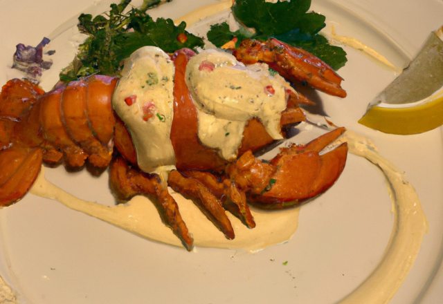 Chapon lutté au homard