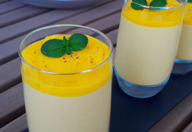 Mousse de citron à la mangue