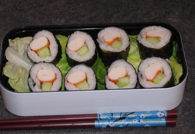 Makis concombre-surimi