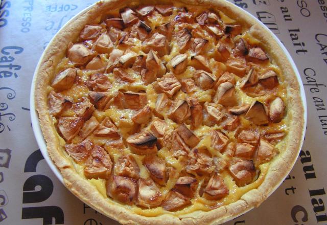 Tarte crèmeuse aux pommes