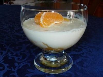 Panacotta légère aux clémentines