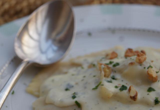 Raviolis à la fourme d'Ambert